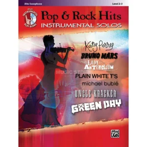 Alfred Music Pop & Rock Hits – Alt-Saxophon Instrumental Solos, Book/CD
