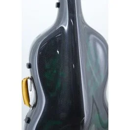 Custodia per violoncello Alpha 3D in carbonio verde