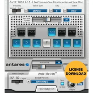 Antares Auto Tune EFx – 3 Plug-in Download License