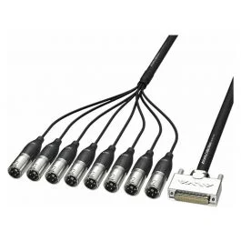 Alva ao25-8xpro3 d-sub 25 8 x xlr3 maschio 3m