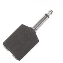Proel Adattatore 2 x Jack 6.3 mm Femmina Mono – Jack 6.3 mm
