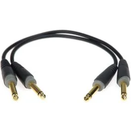 Cavo Klotz patch jack/jack 15cm. conf.da 2 pz.