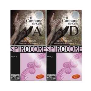 IL CANNONE DIRECT & FOCUSED + SPIROCORE corde per violoncello MIX SET