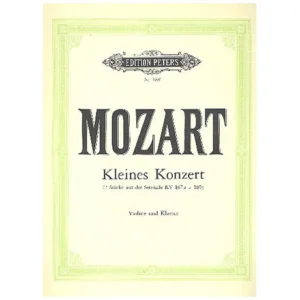 Mozart, W. A.: Kleines Violinkonzert KV 185 F-Dur