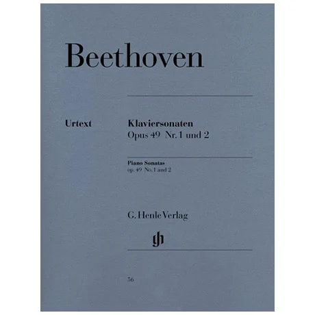 Beethoven, L. v.: 2 leichte Klaviersonaten Nr. 19/20 g-Moll/G-Dur Op. 49,1/2