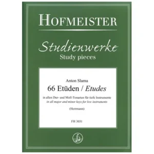 Slama, A.: 66 Etüden in allen Dur- und Molltonarten