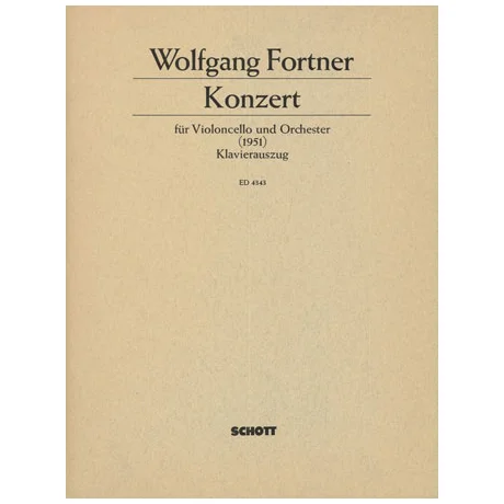 Fortner, W.: Violoncellokonzert