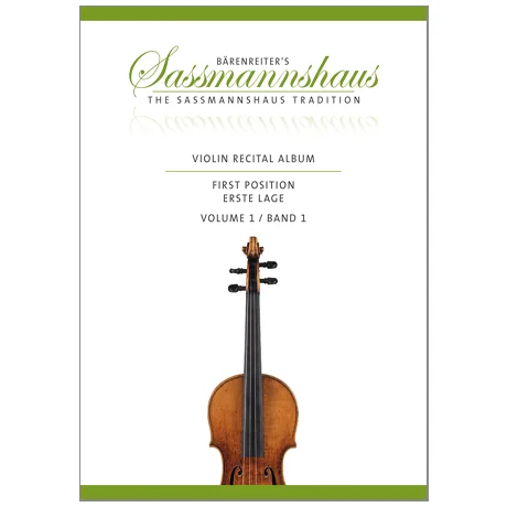 Sassmannshaus, K.: Violin Recital Album Band 1