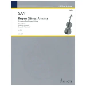 Say, F.: Say, F.: Rusen Günes Anisina Op. 92c