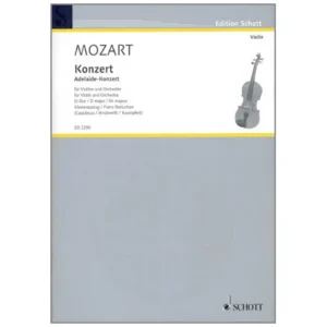Mozart, W. A.: Violinkonzert D-Dur (Adelaide)