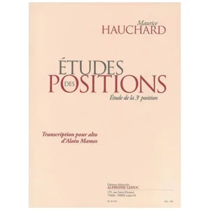Hauchard, M.: Études des positions Band 1 (+CD)