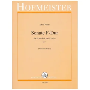 Misek, A.: Kontrabasssonate F-Dur Op.7