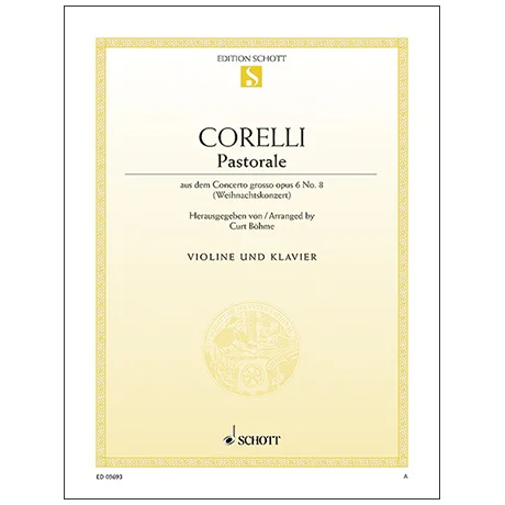 Corelli, A.: Pastorale G-Dur Op. 6/8 (aus dem Weihnachtskonzert)
