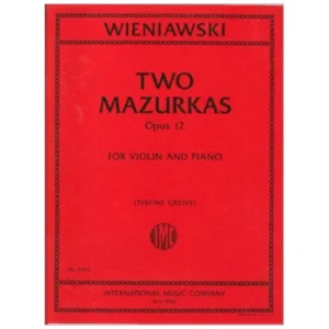 Wieniawski, H.: Two Mazurkas Op. 12