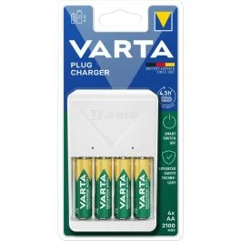 Caricatore Varta Plug Charger e blister 4 AA | Cavalli Musica