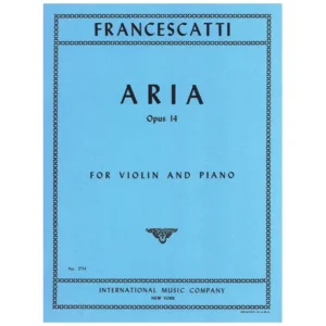Francescatti, Z.: Aria Op. 14