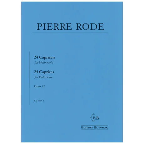Rode, P.: 24 Capricen Op. 22
