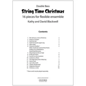 Blackwell, K. & D.: String Time Christmas – Bass