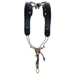 Tracolla Sax universale Balam 701 Premium pelle nera large