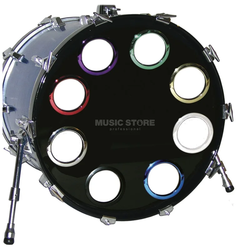 BASS DRUM O´S BD-Fell Verstõrkungsring 4″ Green Chrome, HCG5