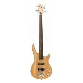 Stagg basso elettrico fusion fretless 4 corde natural