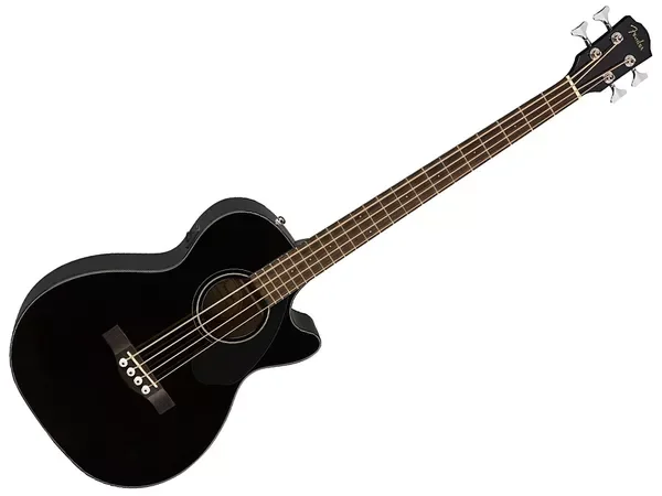 FENDER CB-60SCE BLACK BASSO ACUSTICO ELETTRIFICATO CUTAWAY SPALLA MANCANTE NERO CB-60-SCE