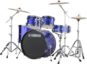 YAMAHA RYDEEN RDP0F5 SET BATTERIA ACUSTICA CASSA 20 COLORE FINE BLUE COMPLETA DI PIATTI PAISTE RDP-0F5
