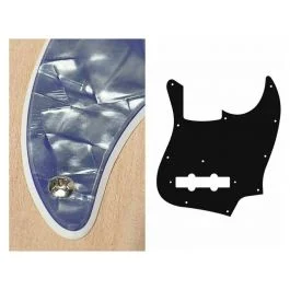 Boston battipenna per basso elettrico jb, standard, 3 strati, pearl violet