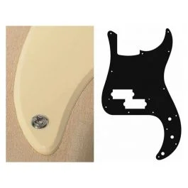 Boston battipenna per basso elettrico pb, standard, 1 strato, cream