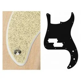 Boston battipenna per basso elettrico pb, standard, 2 strati, sparkling gold