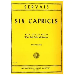 Servais, A. F.: 6 Capricen Op. 11