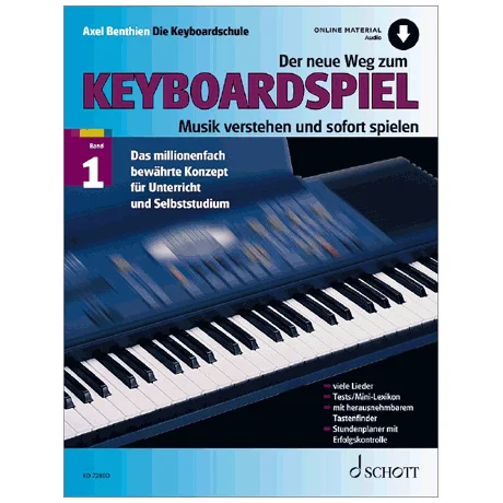 Benthien, A.: Der neue Weg zum Keyboardspiel Band 1 (+Online Audio)