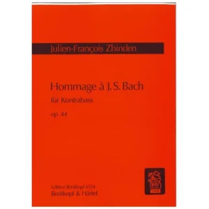 Zbinden, J. F.: Hommage à J. S. Bach Op. 44