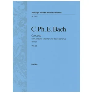 Bach, C. P. E.: Cembalokonzert d-Moll Wq 23