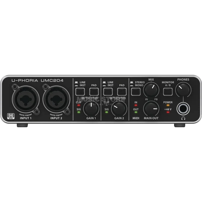Behringer U-Phoria UMC204 +B-Stock+ USB Audio Interface