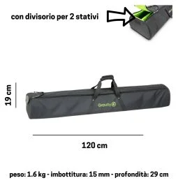Gravity BG SS 2 LB Borsa di trasporto per 2 stativi per alto