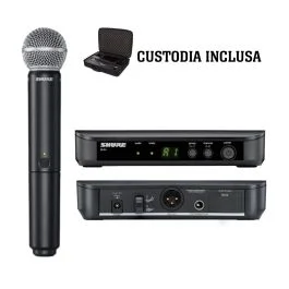 Radiomicrofono SHURE SM58 BLX24ESM58