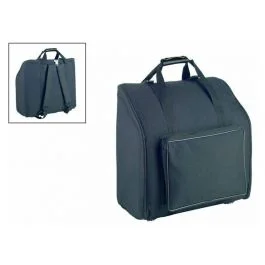 Boston borsa per fisarmonica, colore nero, 2 tracolle, modello professionale, per 26 tasti, 48 bassi