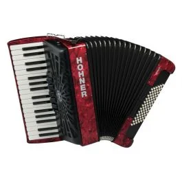 Hohner bravo iii 72 rosso a16632 silentkey