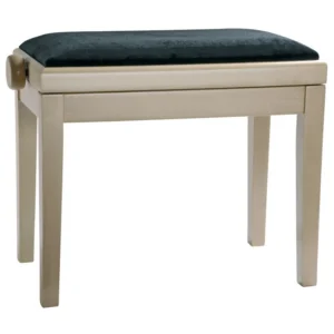 Burghardt B5 Piano Bench Maple/Black Velvet