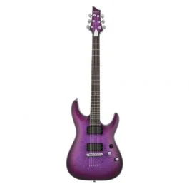 Schecter c-1 platinum-6-spb satin purple burst
