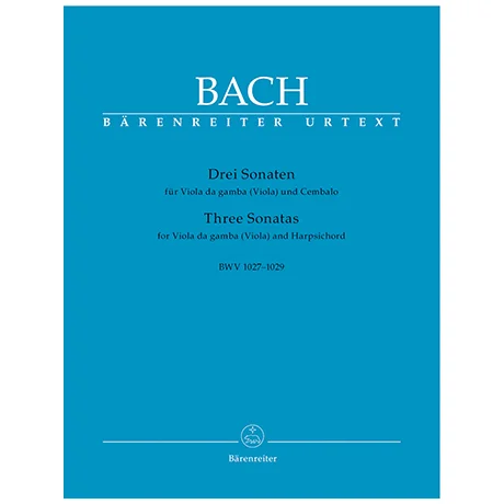 Bach, J. S.: 3 Violasonaten BWV1027-1029