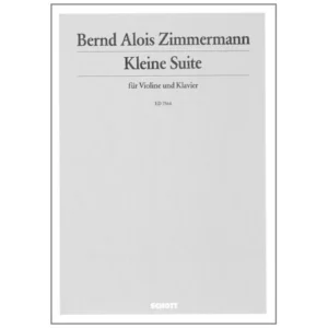 Zimmermann, B. A.: Kleine Suite