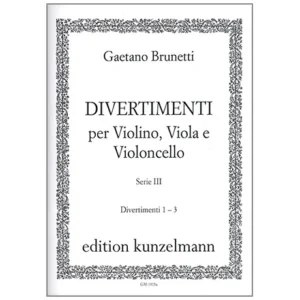 Brunetti, G.: Divertimenti 1-3