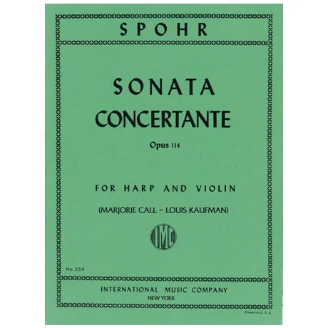 Spohr, L.: Sonata concertante Op. 114 D-Dur