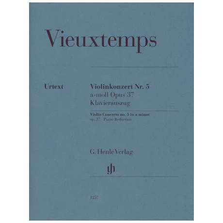 Vieuxtemps, H.: Violinkonzert Nr. 5 Op. 37 a-Moll