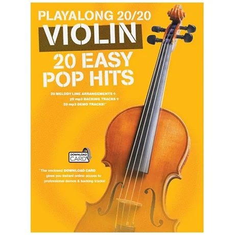 Playalong 20/20 Violin – 20 Easy Pop Hits (+Download Card)