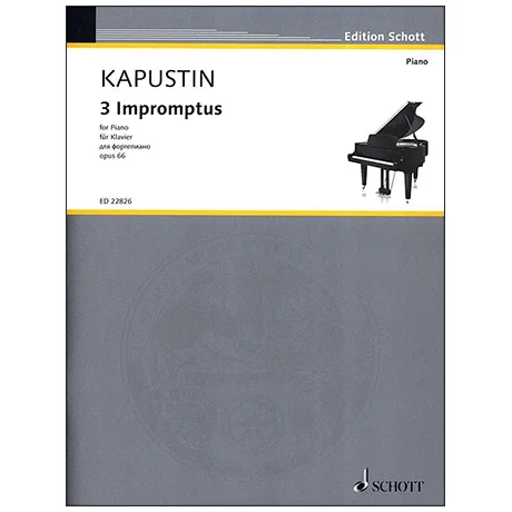 Kapustin, N.: 3 Impromptus Op. 66