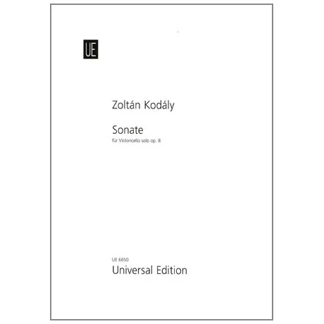 Kodály, Z.: Violoncellosonate Op. 8