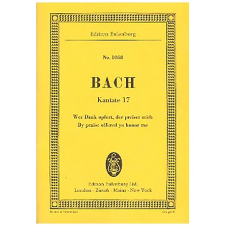 Bach, J. S.: Kantate BWV 17 »Dominica 14 post Trinitatis«